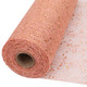 25m x 29cm Organza Roll - Rose Gold Sparkle Glitter Sequin